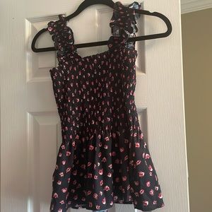 Peplum floral top